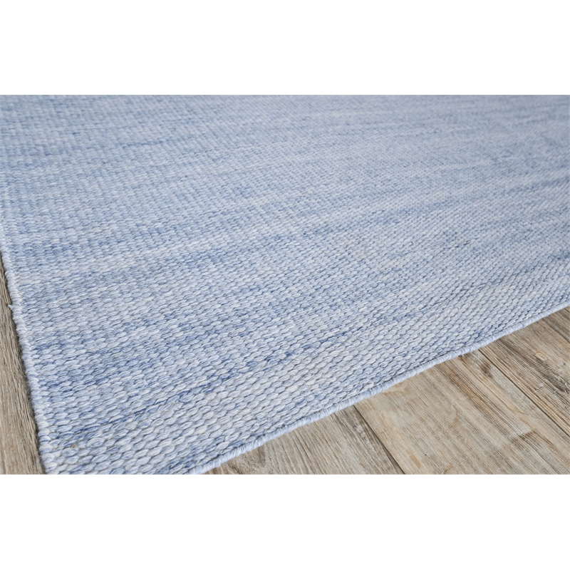 Loro Flatweave Pet Light Blue 12'x15' Area Rug
