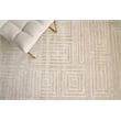 Lotus Hand-Tufted Wool/Bamboo Silk Beige/Brown 9'x12' Area Rug