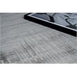 Lotus Hand-Tufted Wool/Bamboo Silk Gray/Silver 8'x10' Area Rug