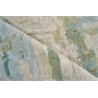 Luxury Laureno Hand-Knotted Bamboo Silk Ivory/Green 9'x12' Area Rug