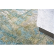 Luxury Laureno Hand-Knotted Bamboo Silk Ivory/Green 9'x12' Area Rug