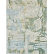 Luxury Laureno Hand-Knotted Bamboo Silk Ivory/Green 9'x12' Area Rug