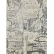 Luxury Laureno Hand-Knotted Bamboo Silk Ivory/Gray 9'x12' Area Rug