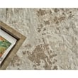 Luxury Laureno Hand-Knotted Bamboo Silk Ivory/Beige 6'x9' Area Rug