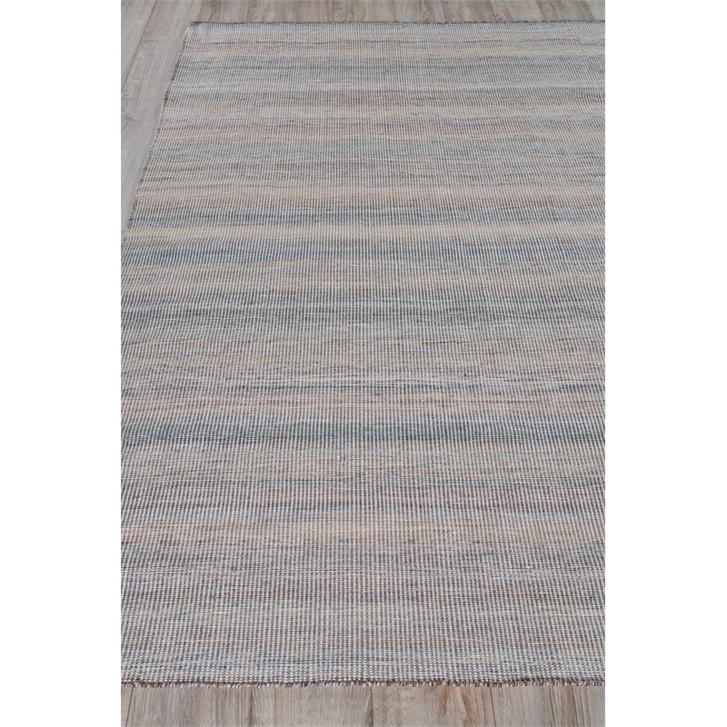 Lenzi Flatweave Pet Gray/Ivory 12'x15' Area Rug