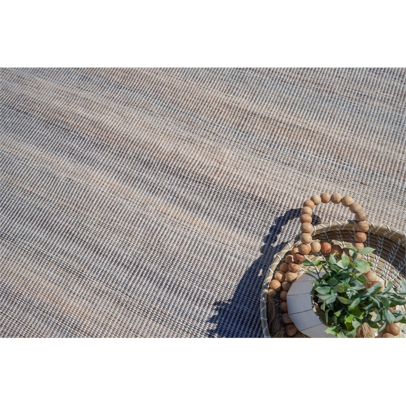 Lenzi Flatweave Pet Gray/Ivory 14'x18' Area Rug