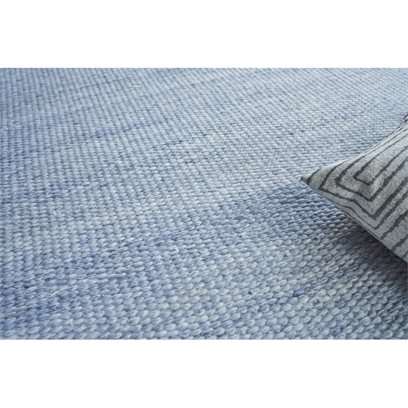 Loro Flatweave Pet Light Blue 5'x8' Area Rug