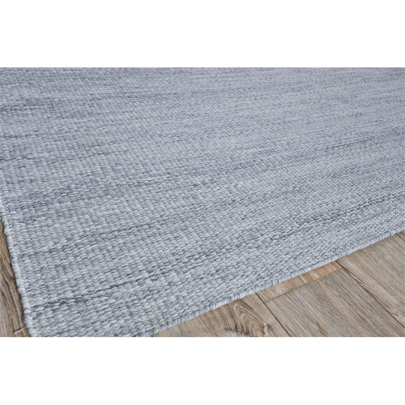 Loro Flatweave Pet Light Silver 2'x3' Area Rug