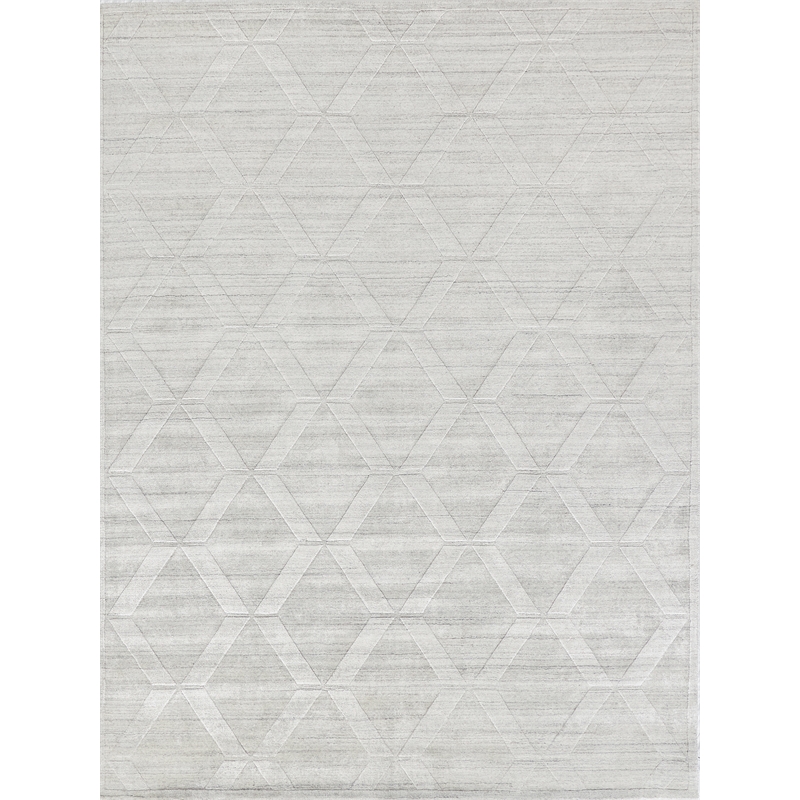 Lotus Hand-Tufted Wool/Bamboo Silk Ivory 14'x18' Area Rug