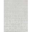 Lotus Hand-Tufted Wool/Bamboo Silk Ivory 8'x10' Area Rug