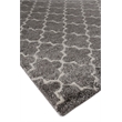 Lux Look Hand-Knotted Bamboo Silk Gray 10'x14' Area Rug