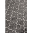 Lux Look Hand-Knotted Bamboo Silk Gray 10'x14' Area Rug