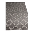 Lux Look Hand-Knotted Bamboo Silk Gray 10'x14' Area Rug