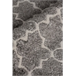 Lux Look Hand-Knotted Bamboo Silk Gray 10'x14' Area Rug