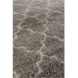 Lux Look Hand-Knotted Bamboo Silk Gray 10'x14' Area Rug