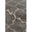 Lux Look Hand-Knotted Bamboo Silk Gray 10'x14' Area Rug