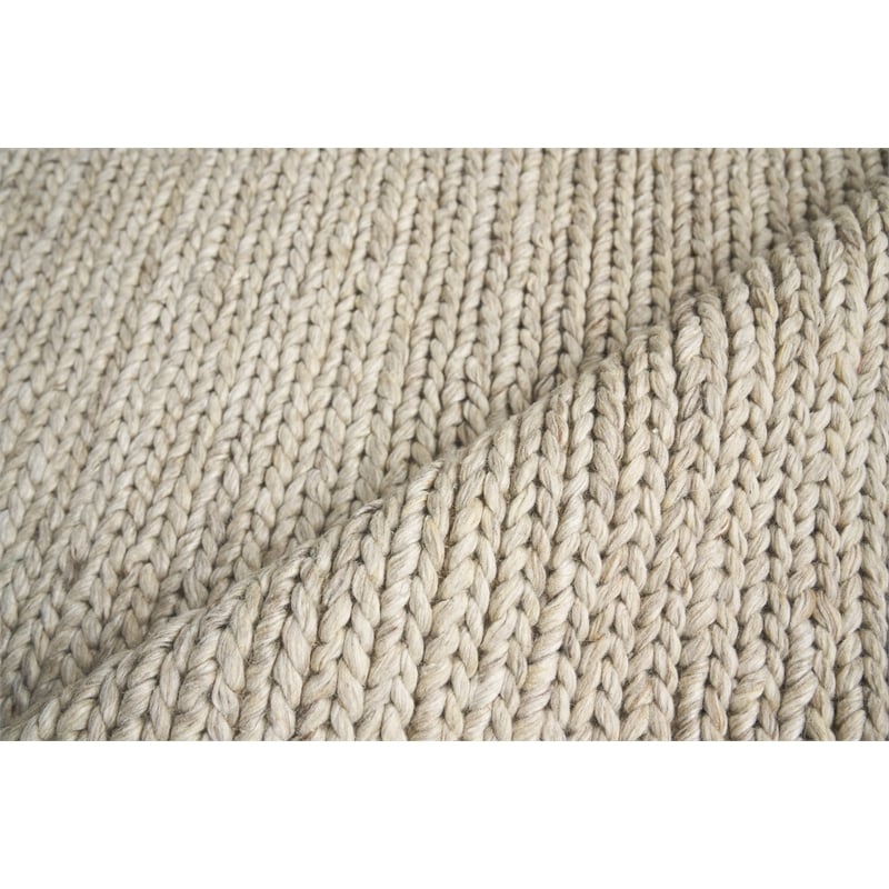Lauryn Flatweave Polyester/Cotton Beige 5'x8' Area Rug