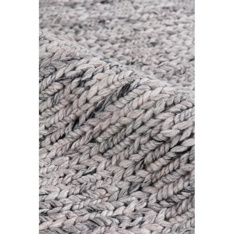 Lauryn Flatweave Polyester/Cotton Silver 12'x15' Area Rug