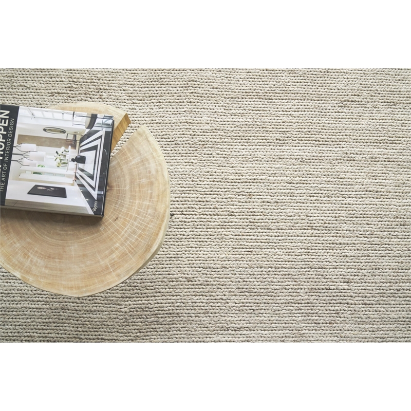 Lauryn Flatweave Polyester/Cotton Silver 12'x15' Area Rug