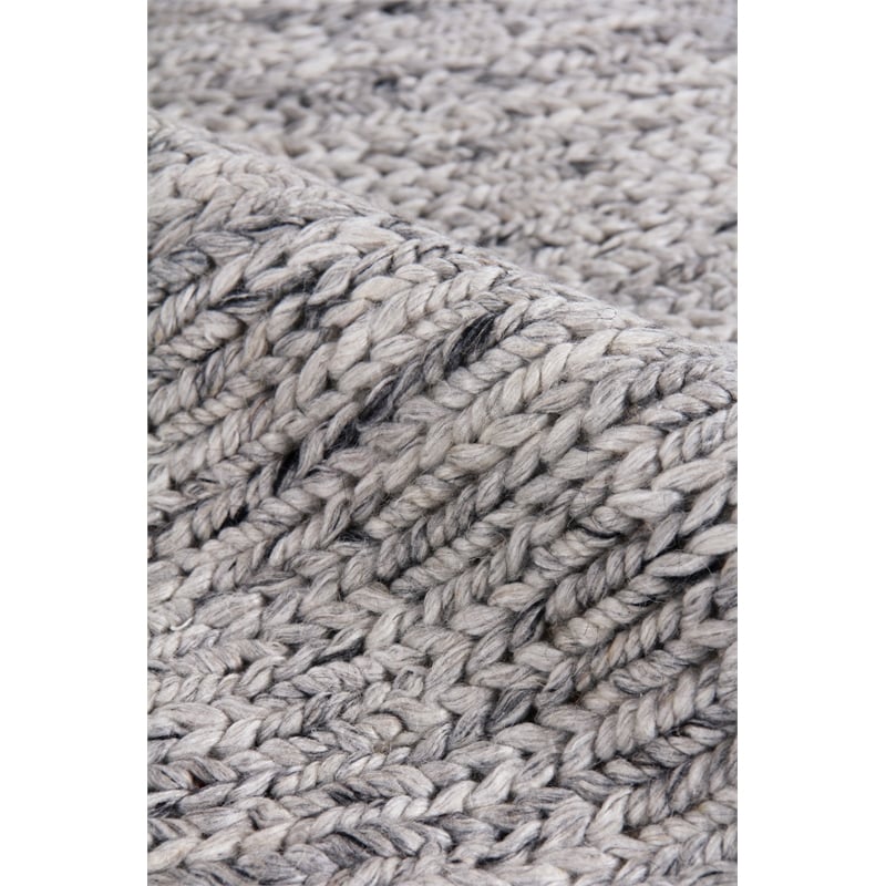 Lauryn Flatweave Polyester/Cotton Silver 6'x9' Area Rug