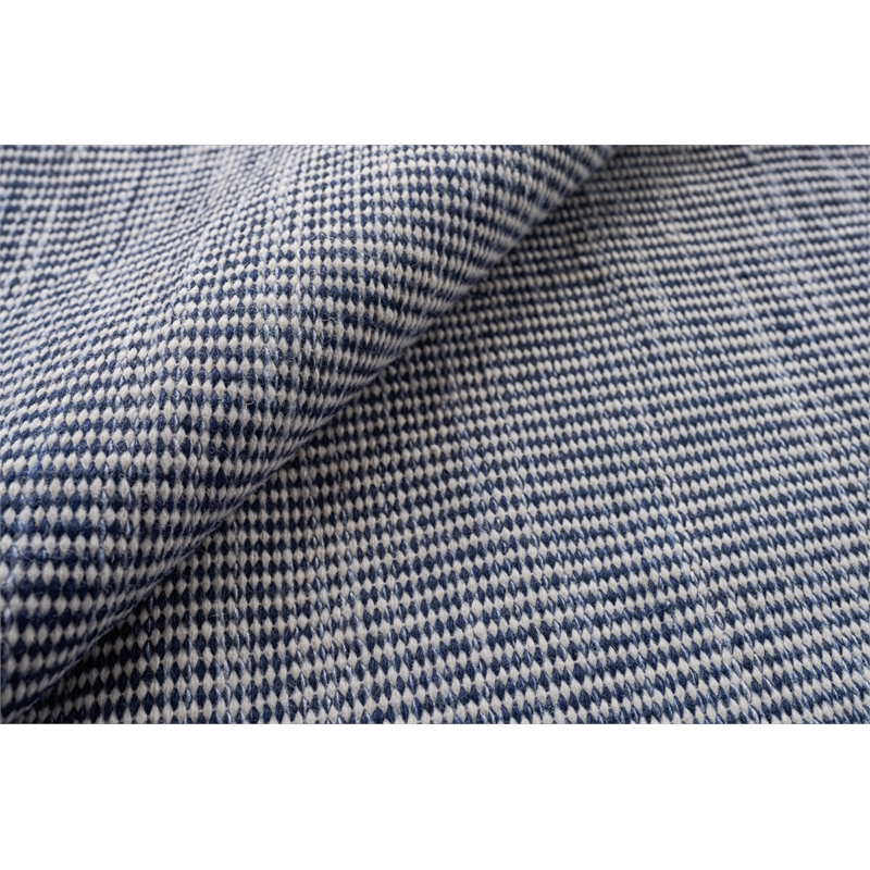 Lenzi Flatweave Pet Blue 14'x18' Area Rug