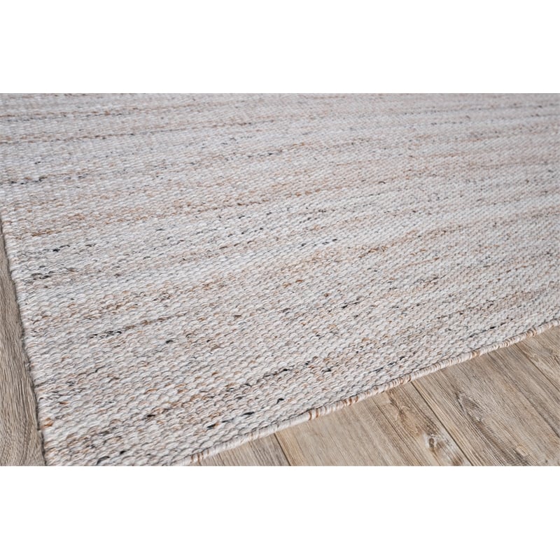 Loro Flatweave Pet Light Beige 2'x3' Area Rug