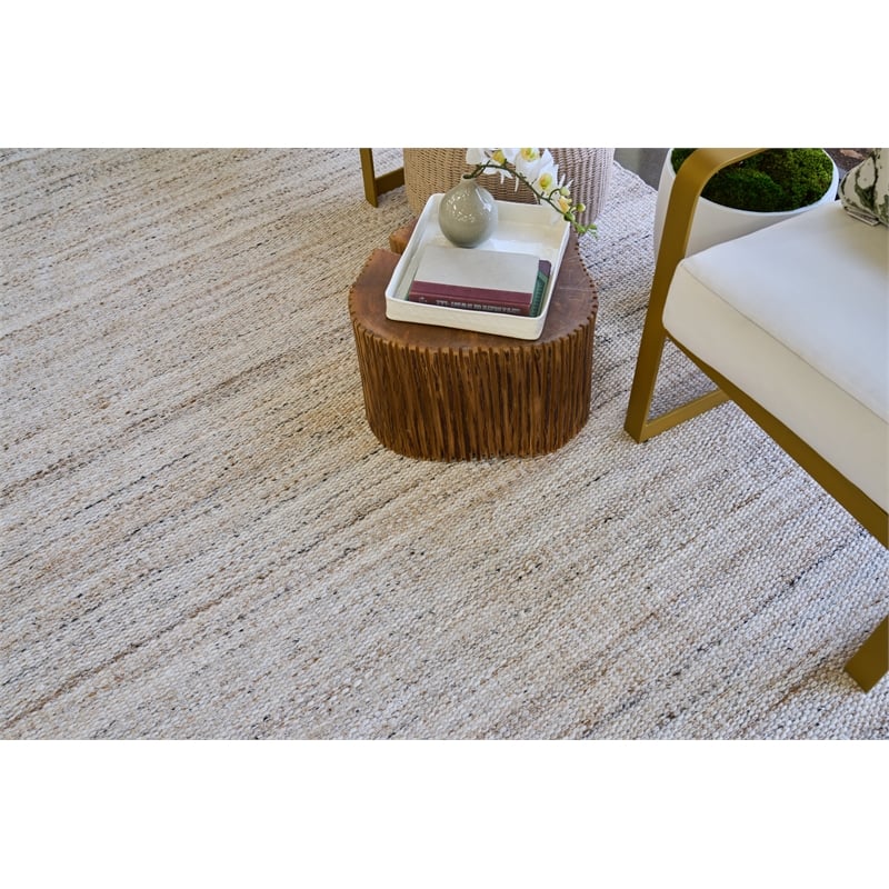 Loro Flatweave Pet Light Beige 2'x3' Area Rug