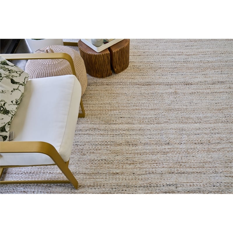 Loro Flatweave Pet Light Beige 2'x3' Area Rug