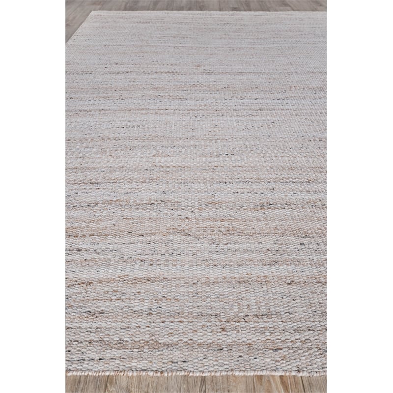 Loro Flatweave Pet Light Beige 5'x8' Area Rug