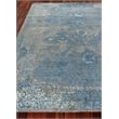 Maison Hand-Knotted Wool/Bamboo Silk Gray/Blue 12'x15' Area Rug