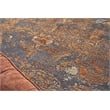 Maison Hand-Knotted Wool/Bamboo Silk Gray/Red/Orange 14'x18' Area Rug