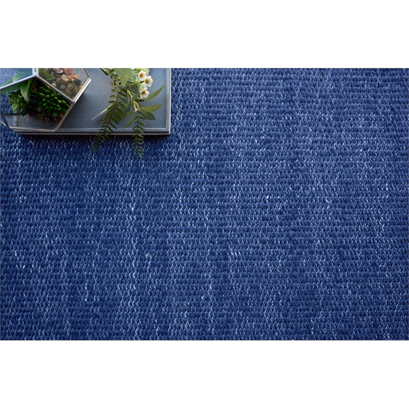 Loro Flatweave Pet Navy 8'x10' Area Rug
