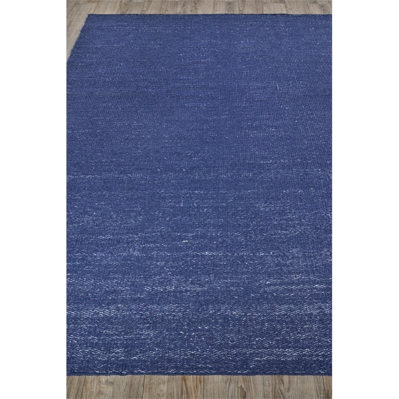 Loro Flatweave Pet Navy 9'x12' Area Rug