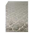 Lux Look Hand-Knotted Bamboo Silk Silver 12'x15' Area Rug