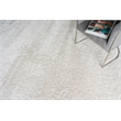 Luxe Shag Power Loom Polyester/Microfiber Light Beige 4'x6' Area Rug