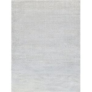 Luxe Shag Power Loom Polyester/Microfiber Light Beige 4'x6' Area Rug