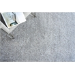 Luxe Shag Power Loom Polyester/Microfiber Silver 10'x14' Area Rug