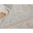 Marietta Oushak Hand-Tufted New Zealand Wool Light Blue/Ivory 6'x9' Area Rug