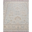 Marietta Oushak Hand-Tufted New Zealand Wool Light Blue/Ivory 9'x12' Area Rug