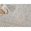 Marietta Oushak Hand-Tufted New Zealand Wool Light Blue/Ivory 9'x12' Area Rug