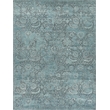 Meena Hand-Knotted Wool/Silk Blue/Light Blue 12'x15' Area Rug