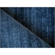Martelli Modern Handloomed Silky Nylon Navy 4'x6' Area Rug