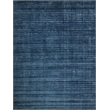 Martelli Modern Handloomed Silky Nylon Navy 4'x6' Area Rug