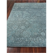 Meena Hand-Knotted Wool/Silk Blue/Light Blue 8'x10' Area Rug