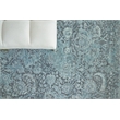 Meena Hand-Knotted Wool/Silk Blue/Light Blue 8'x10' Area Rug