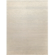 Merino Wool Hand-Knotted Merino Wool Light Silver 12'x15' Area Rug