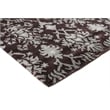 Metro Hand-Knotted New Zealand Wool Brown/Light Blue 5'6