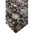 Metro Hand-Knotted New Zealand Wool Brown/Light Blue 5'6