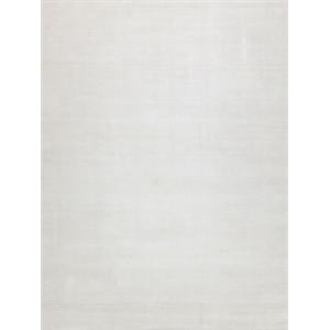Martelli Modern Handloomed Silky Nylon White 14'x18' Area Rug