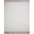Martelli Modern Handloomed Silky Nylon White 2'x3' Area Rug